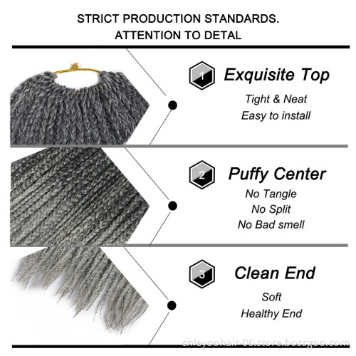 12 Inch Pure Color Crochet Braids (24Roots/Bundle) Thin Crochet Braiding Hair Extension